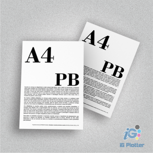 IMPRESSÃO A4 MONO PB SUFITE 90G A4    